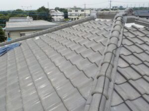 さいたま市西区にて屋根修理〈瓦屋根の漆喰補修〉 施工後